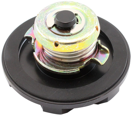 Toyota 2JZ Billet Oil Cap Filler Plug 1JZ Black AF82-1010BLK - Aeroflow