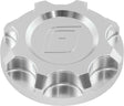 Ford Barra Billet Oil Cap Filler Plug BA BF FG Silver Falcon AF82-1012 - Aeroflow