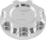 Ford Barra Billet Oil Cap Filler Plug BA BF FG Silver Falcon AF82-1012 - Aeroflow
