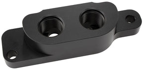 GM LS Oil Block Adapter Suits Front/Rear Sump Pan AF82-2013 - Aeroflow