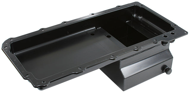 LS Chev Fabricated Oil Pan Rear Sump Hq-Wb Style Pan AF82-2014 - Aeroflow