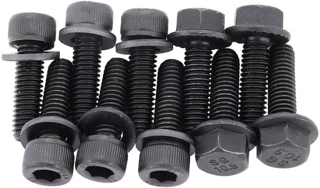 Nissan SR20 Oil Pan Bolt Kit 82-2000 M6 10 Pack AF82-2054 - Aeroflow