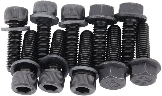 Nissan SR20 Oil Pan Bolt Kit 82-2000 M6 10 Pack AF82-2054 - Aeroflow