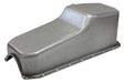 Steel Stock Oil Pan SBC Raw Lh/Side Dipstick Rear Sump AF82-9005 - Aeroflow