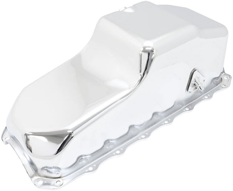 Stock 253 308 Holden Oil Pan Vb VT Commodore V8 Chrome AF82-9308C - Aeroflow