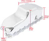 Stock 253 308 Holden Oil Pan Vb VT Commodore V8 Chrome AF82-9308C - Aeroflow