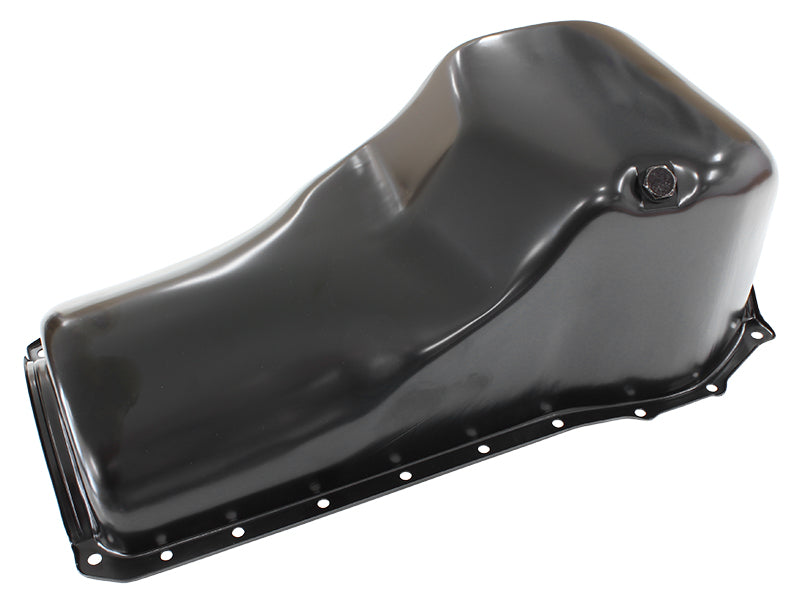 Stock Oil Pan Ford 351C Front Sump Black AF82-9310BLK - Aeroflow