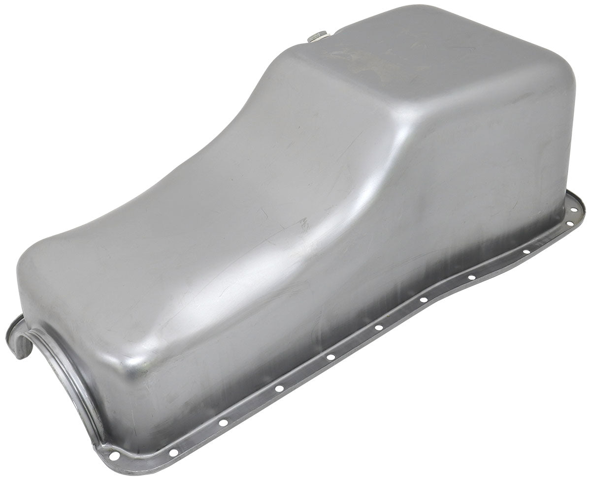 Stock Ford 429-460 V8 Oil Pan Raw Steel Oil Pan Big Block AF82-9343 - Aeroflow