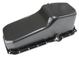 Stock Oil Pan SBC Late '86 On Rh/Side Dipstick Black AF82-9414BLK - Aeroflow