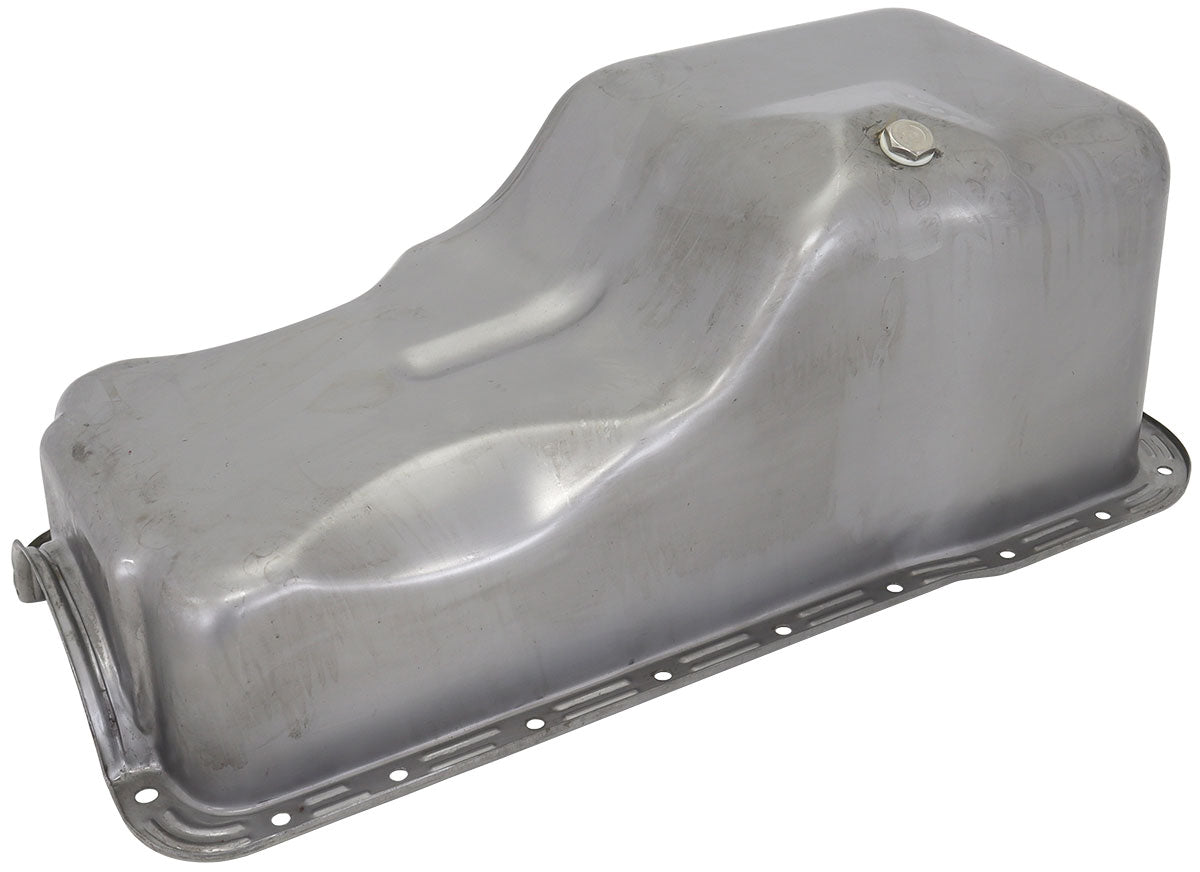 Stock Ford 351W V8 Oil Pan Raw Steel Oil Pan SBF 351W AF82-9532 - Aeroflow