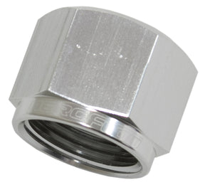 Flare Cap Female -3AN Silver -3AN Female Blank Off AF820-03S - Aeroflow
