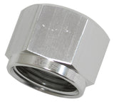 Flare Cap Female -20AN Silver -20AN Female Blank Off AF820-20S - Aeroflow