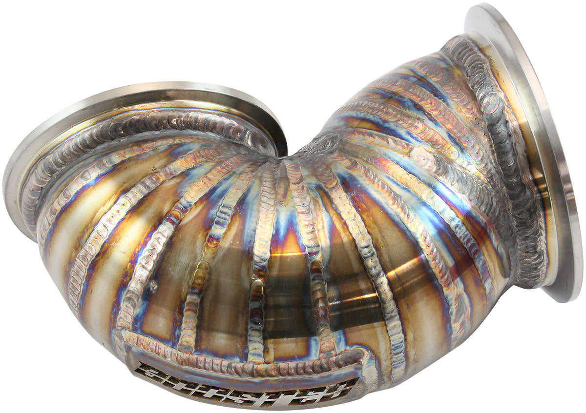 Mitsubishi Evo GT30 Dump Pipe 3" Tight 4G63 AF8200-1100 - Aeroflow