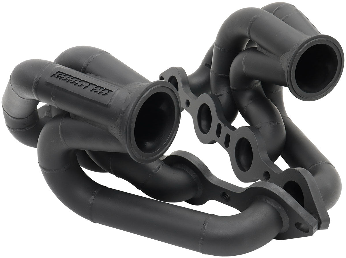 GM LS Twin Turbo Manifolds Long Runner Pair Forward V-Ban AF8200-2005 - Aeroflow