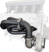 GM LS Twin Turbo Manifolds Long Runner Pair Forward V-Ban AF8200-2005 - Aeroflow