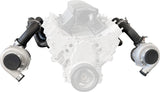 GM LS Twin Turbo Manifolds Long Runner Pair Forward V-Ban AF8200-2005 - Aeroflow