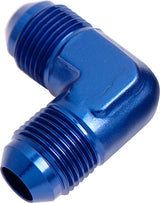 Male Flare Union 90 Deg -4AN Blue Male To Male 90 Deg AF821-04 - Aeroflow