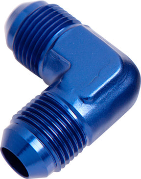 Male Flare Union 90 Deg -8AN Blue Male To Male 90 Deg AF821-08 - Aeroflow