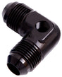 90 Deg Union -8AN With 1/8" Port Black AF821-08PBLK - Aeroflow