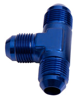 Male Flare Tee -4AN Blue All Sides Male AN AF824-04 - Aeroflow