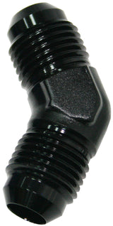 Male -8 45 Deg Union Black AF827-08BLK - Aeroflow