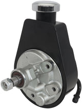 Power Steering Saginaw Pump Black Keyway Shaft No Pulley AF83-1000BLK - Aeroflow