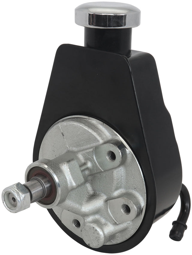 Power Steering Saginaw Pump Black Keyway Shaft No Pulley AF83-1000BLK - Aeroflow