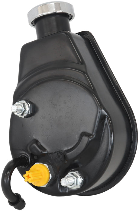 Power Steering Saginaw Pump Black Keyway Shaft No Pulley AF83-1000BLK - Aeroflow