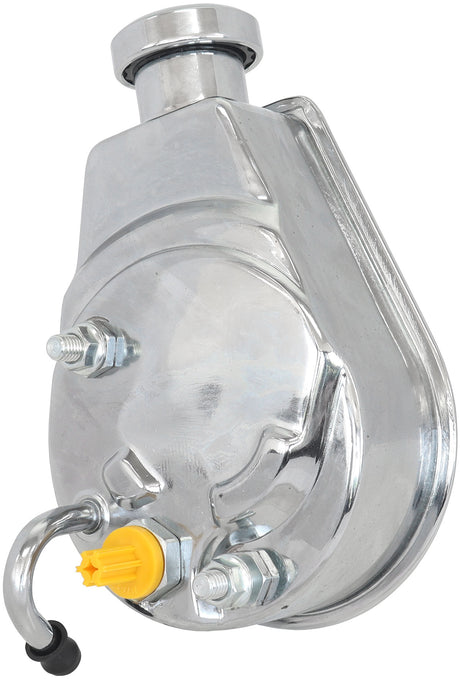 Power Steering Saginaw Pump Chrome Keyway Shaft No Pulley AF83-1000 - Aeroflow