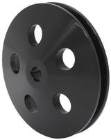 Power Steering Pulley Single Black 5/8 Shaft GM Saginaw AF83-1003BLK - Aeroflow