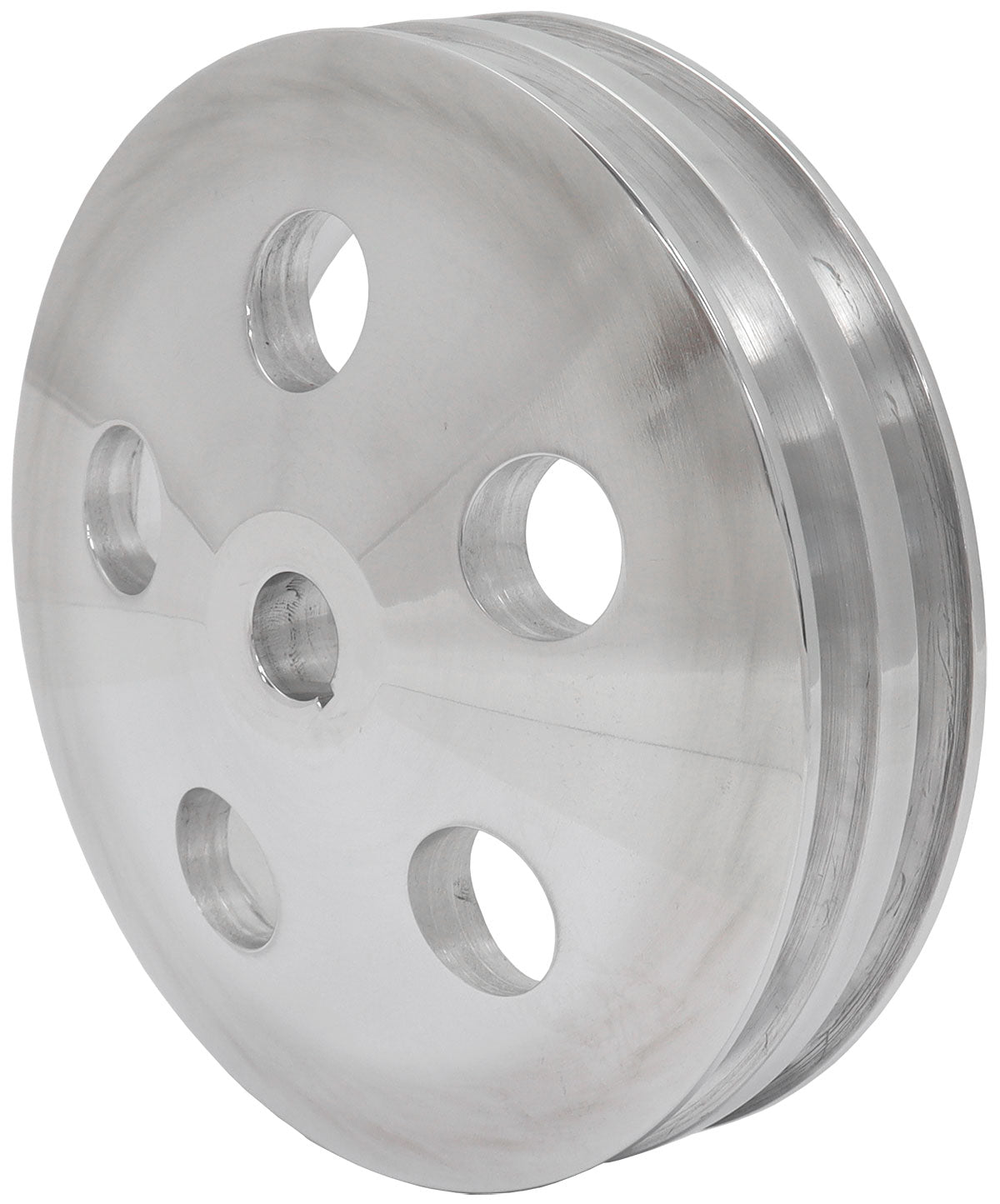 Power Steering Pulley Double Polished 5/8 Shaft GM Saginaw AF83-1004 - Aeroflow