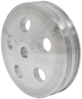 Power Steering Pulley Double Polished 5/8 Shaft GM Saginaw AF83-1004 - Aeroflow