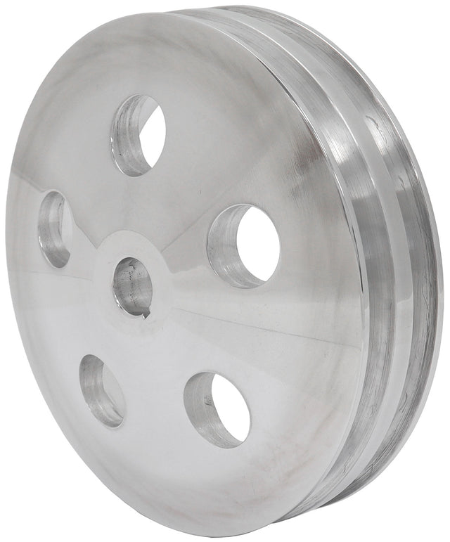 Power Steering Pulley Double Polished 5/8 Shaft GM Saginaw AF83-1004 - Aeroflow