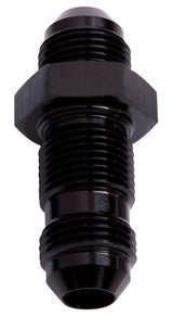 Straight Bulkhead -6AN Black Bulkhead Nut Separate AF832-06BLK - Aeroflow
