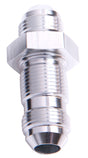 Straight Bulkhead -16AN Silver Bulkhead Nut Separate AF832-16S - Aeroflow
