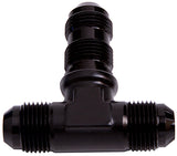 Bulkhead Tee -4AN Black Bulkhead On Side AF834-04BLK - Aeroflow