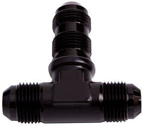 Bulkhead Tee -4AN Black Bulkhead On Side AF834-04BLK - Aeroflow