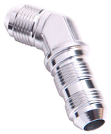45 Deg Bulkhead -3AN Silver Bulkhead Nut Separate AF837-03S - Aeroflow