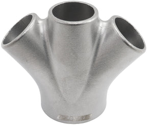 3 Into 1 Turbo Merge Collectorcast 1x 2" ID To 3x 1-1/4" Unioval - AF8370-9999 AF8370-9899 - Aeroflow