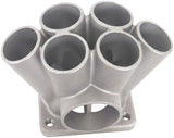 6 Into 1 Turbo Merge COLLECTORT4 Twin 54mm ID Wastegate AF8377-1000 - Aeroflow
