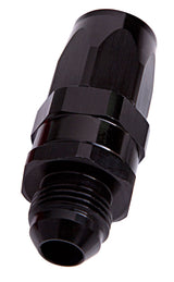 Male -8AN To -8AN Hose End Black Straight Male To Male AF840-08BLK - Aeroflow