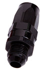 Male -10AN To -10AN Hose End Black Straight Male To Male AF840-10BLK - Aeroflow