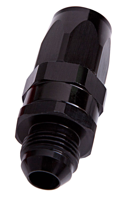 Male -12AN To -12AN Hose End Black Straight Male To Male AF840-12BLK - Aeroflow