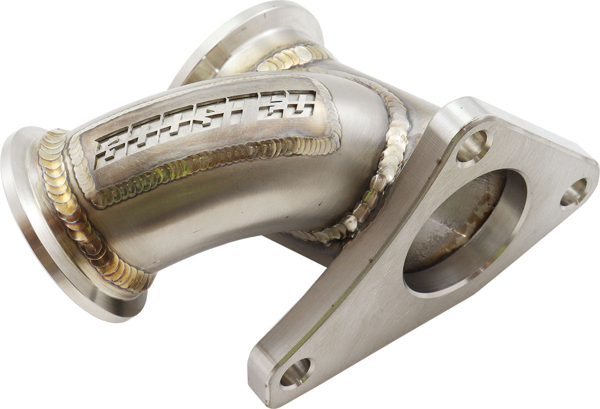 Subaru EJ25 Twist Mount S/S Turbo Adapter V-Band GT30 45mm EJ20 AF8405-1200 - Aeroflow