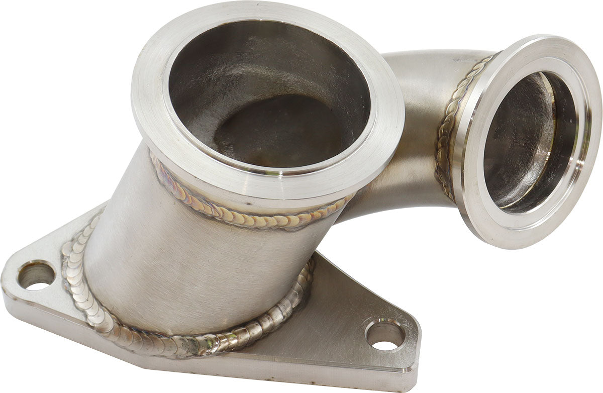 Subaru EJ25 Twist Mount S/S Turbo Adapter V-Band GT30 45mm EJ20 AF8405-1200 - Aeroflow