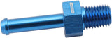 Male 1/16" NPT To 3/16" Barb Blue Straight Male To Male AF841-03-01 - Aeroflow