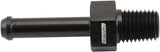 Male 1/16" NPT To 3/16" Barb Black Straight Male To Male AF841-03-01BLK - Aeroflow