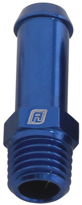 Male 1/16" NPT To 1/4" Barb Blue Straight Male To Male AF841-04-01 - Aeroflow