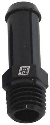 Male 1/16" NPT To 1/4" Barb Black Straight Male To Male AF841-04-01BLK - Aeroflow