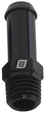 Male 1/16" NPT To 1/4" Barb Black Straight Male To Male AF841-04-01BLK - Aeroflow